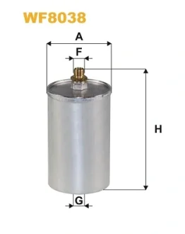 Фільтр паливний MB W124 /PP834 (вир-во WIX-FILTERS) WIX FILTERS WF8038