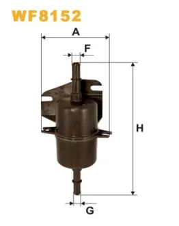 Фільтр паливний FIAT PS921/ (вир-во WIX-FILTERS) WIX FILTERS WF8152