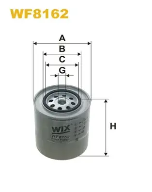 Фільтр паливний BMW PP854/1/ (вир-во WIX-FILTERS) WIX FILTERS WF8162 (фото 1)