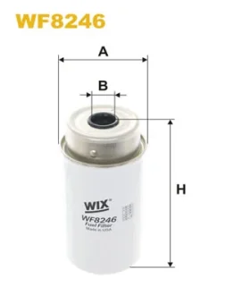 Фільтр паливний FORD TRANSIT 2.2-2.4 TDCI 06-14 (вир-во WIX-FILTERS) WIX FILTERS WF8246