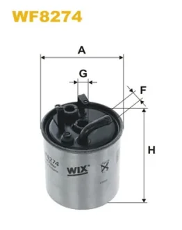 Фільтр паливний MB SPRINTER, VITO /PP841/3 (вир-во WIX-FILTERS) WIX FILTERS WF8274