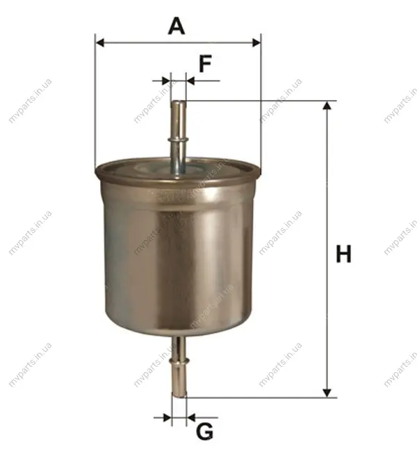 Фільтр паливний Volvo S40 I/S60 I/S80 I/V40/V70/XC70/XC90 I 1.6-4.4 95-14 WIX FILTERS WF8330 (фото 1)