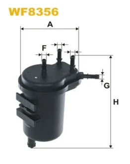 Фільтр паливний /PS980/1 (вир-во WIX-FILTERS) WIX FILTERS WF8356