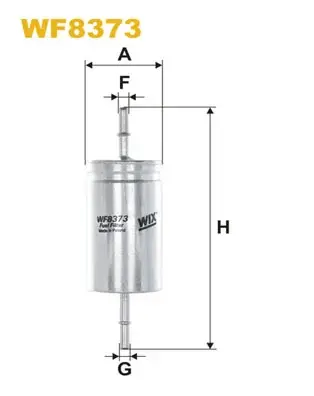 Фільтр паливний Ford Focus/C-Max/Volvo C30/C70/S40 1.6-2.4 04- WIX FILTERS WF8373 (фото 1)
