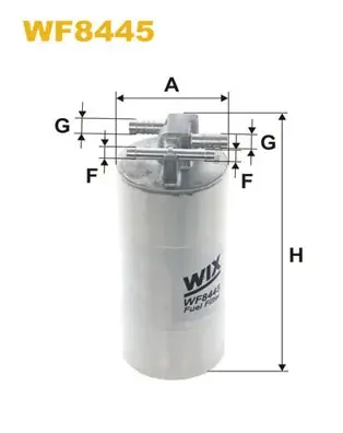 Фільтр паливний Audi A6 2.7D/3.0TDI 04-11 WIX FILTERS WF8445 (фото 1)