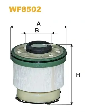 Фільтр паливний FORD RANGER 2.2 TDCI 11- (вир-во WIX-FILTERS) WIX FILTERS WF8502 (фото 1)