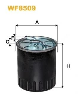 Фільтр паливний Mercedes Sprinter II, Viano, Vito II (вир-во WIX-FILTERS) WIX FILTERS WF8509