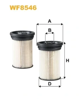 Фільтр паливний Chevrolet Captiva 2.2D 4WD 11-/Opel Antara 2.0/2.2 CDTi 10- (к-кт) WIX FILTERS WF8546