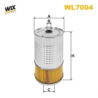 Фільтр оливний двигуна MB 124, 202 /OC602 (вир-во WIX-FILTERS) WIX FILTERS WL7004