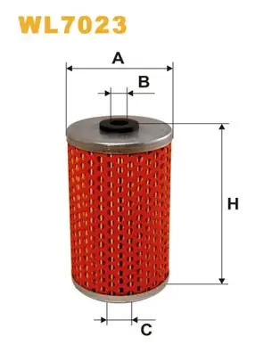 Фільтр оливний двигуна MB /OM509 (вир-во WIX-FILTERS) WIX FILTERS WL7023 (фото 1)
