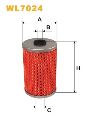 Фільтр оливний двигуна MB W123 /OM510 (вир-во WIX-FILTERS) WIX FILTERS WL7024 (фото 1)