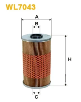 Фільтр оливний двигуна OPEL OMEGA B /OM523/1 (вир-во WIX-FILTERS UA) WIX FILTERS WL7043