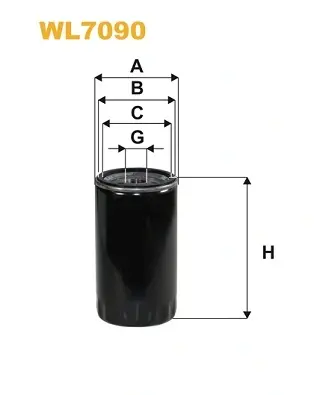 Фільтр оливний двигуна FORD ESCORT /OP544 (вир-во WIX-FILTERS) WIX FILTERS WL7090 (фото 1)