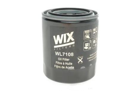 Фільтр масляний Hyundai Sonata III 2.0 04-/Mazda 323/626 1.7D 83-89 WIX FILTERS WL7108