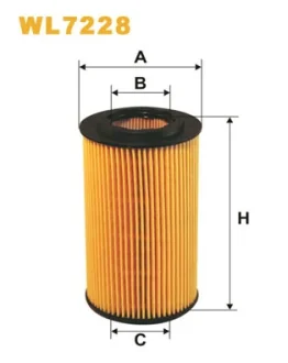 Фільтр оливний двигуна OPEL ASTRA II /OE648/1 (вир-во WIX-FILTERS) WIX FILTERS WL7228