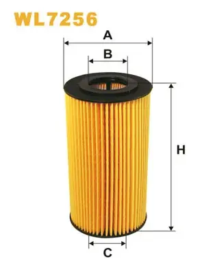 Фільтр масляний Opel Omega 94-03/BMW 5 (E39) 2.5TD (M51) 96-03 WIX FILTERS WL7256 (фото 1)