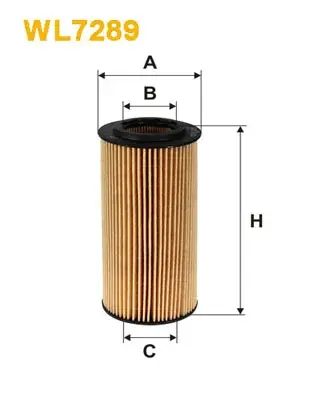 Фільтр оливний двигуна MB W210 /OE640/7 (вир-во WIX-FILTERS) WIX FILTERS WL7289 (фото 1)