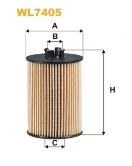 Фільтр оливний двигуна OE640/9/ (вир-во WIX-FILTERS) WIX FILTERS WL7405