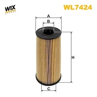 Фільтр оливний двигуна /OE666/2 (вир-во WIX-FILTERS) WIX FILTERS WL7424