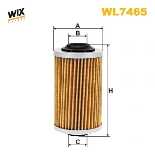 Фільтр оливний двигуна OPEL INSIGNIA 2.8 08- (вир-во WIX-FILTERS) WIX FILTERS WL7465 (фото 1)