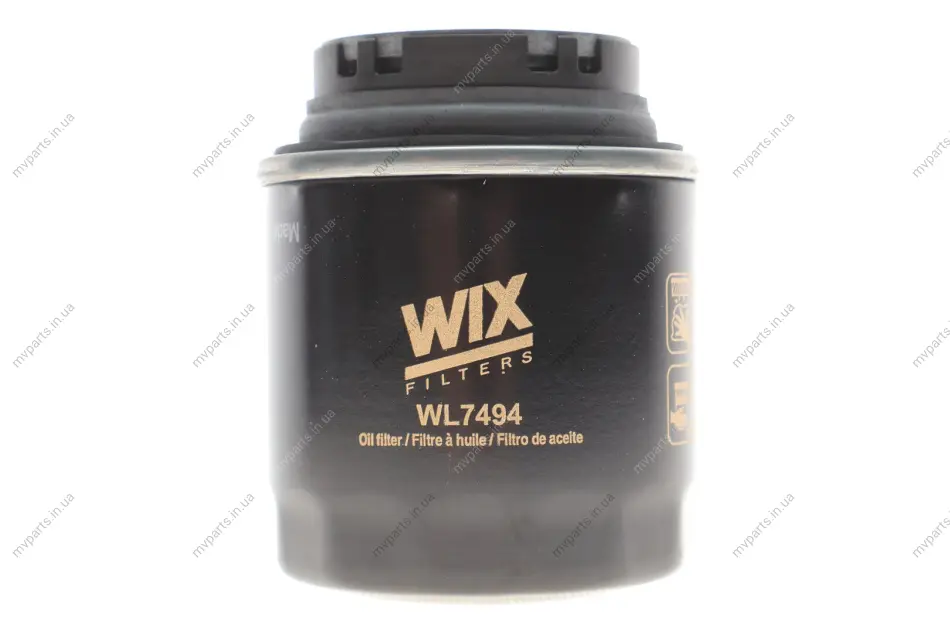 Фільтр масляний VW Caddy III 1.2TSI 10-15/Golf 1.2/1.4 TSI 10-13/Passat 1.4 TSI 10-14 WIX FILTERS WL7494 (фото 1)