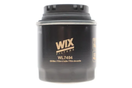 Фільтр масляний VW Caddy III 1.2TSI 10-15/Golf 1.2/1.4 TSI 10-13/Passat 1.4 TSI 10-14 WIX FILTERS WL7494