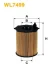 Фільтр оливний двигуна FIAT (вир-во WIX-FILTERS) WIX FILTERS WL7499 (фото 1)