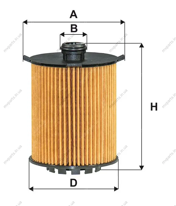 Фільтр масляний Volvo S60-S90/V40-V90 XC 90 II 13- WIX FILTERS WL7536 (фото 1)