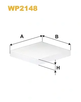 Фільтр салону GAZELLE NEXT (А21R23.8119200) (вир-во WIX-FILTERS) WIX FILTERS WP2148 (фото 1)