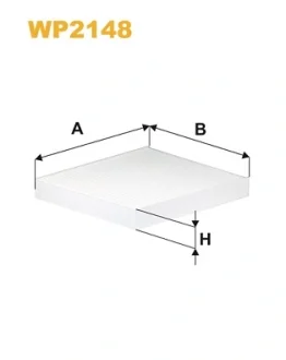 Фільтр салону GAZELLE NEXT (А21R23.8119200) (вир-во WIX-FILTERS) WIX FILTERS WP2148