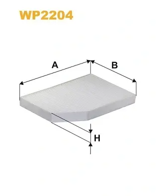 Фільтр салону BMW 3 (G20, G21, G80), X3 (G01, F97) 18- (вир-во WIX-FILTERS) WIX FILTERS WP2204 (фото 1)