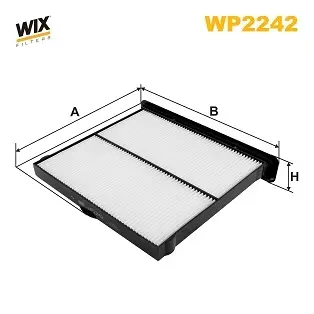 Фільтр салону Subaru Forester/Impreza/XV 16- WIX FILTERS WP2242 (фото 1)