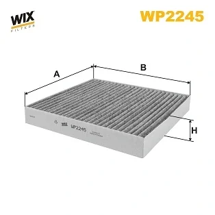 Фільтр салону вугільний HYUNDAI SANTA FE 18-, KIA SORENTO 20- (вир-во WIX-FILTERS) WIX FILTERS WP2245
