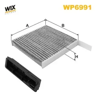 Фільтр салону вугільний Dacia Duster II, Logan, Sandero; Nissan Micra III (вир-во WIX-FILTERS) WIX FILTERS WP6991 (фото 1)