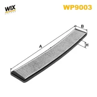 Фільтр салону вугільний BMW (вир-во WIX-FILTERS) WIX FILTERS WP9003 (фото 1)