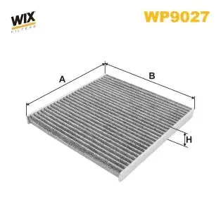 Фільтр салону вугільний /1083A (вир-во WIX-FILTERS) WIX FILTERS WP9027 (фото 1)