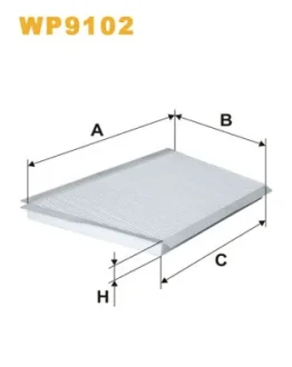 Фільтр салону K1106/ (вир-во WIX-FILTERS) WIX FILTERS WP9102