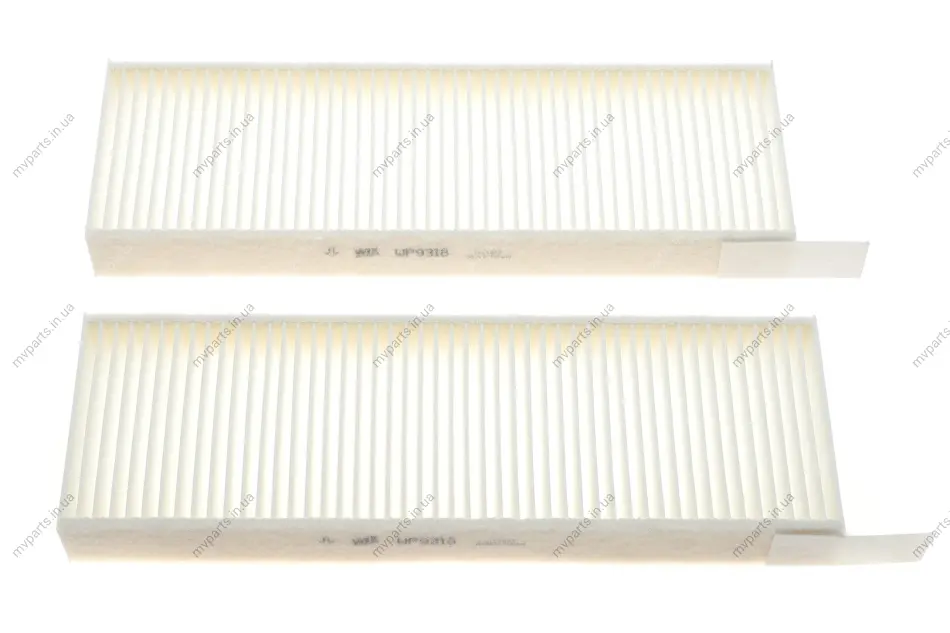 Фільтр салону Citroen Berlingo/Peugeot Partner 08- (к-кт 2шт.) WIX FILTERS WP9318 (фото 1)