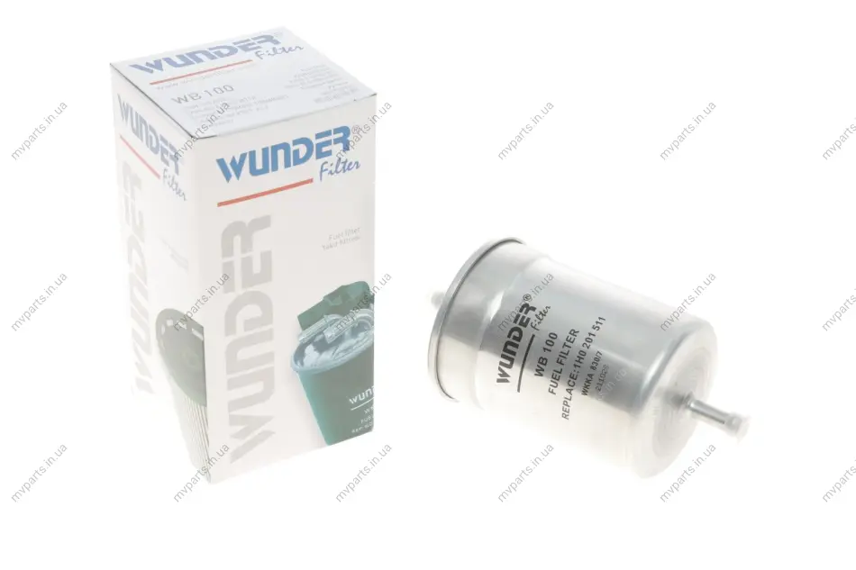 Фільтр паливний Audi/BMW/Fiat/VW (бензин) WB 100 WUNDER FILTER WB-100 (фото 1)