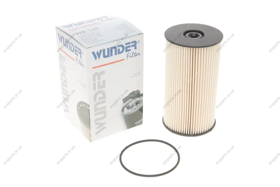 Фільтр паливний VW Caddy 2.0SDI (UFI) WB 120 WUNDER FILTER WB-120 (фото 1)