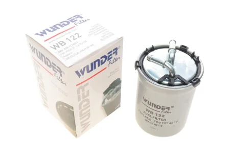 Фільтр паливний Skoda Fabia/Roomster/VW Polo 1.4/1.6TDI 05- WB 122 WUNDER FILTER WB-122