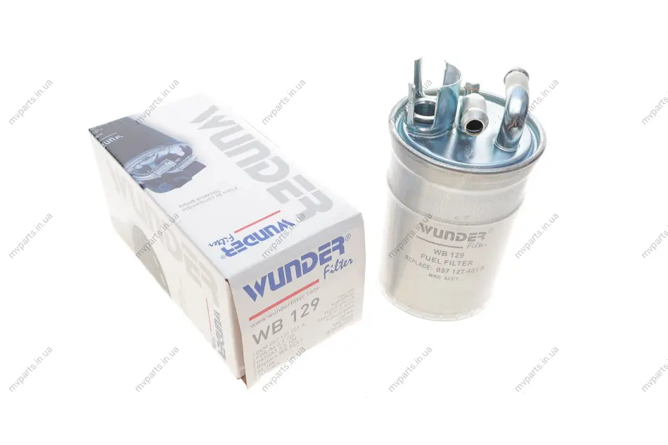 Фільтр паливний Audi A6/VW Passat 2.5TDI 97-05 WB 129 WUNDER FILTER WB-129 (фото 1)