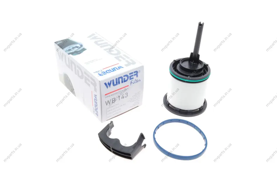 Фільтр паливний Audi A4/A5/A6 2.0TFSI/3.0TDI 16- WB 143 WUNDER FILTER WB-143 (фото 1)