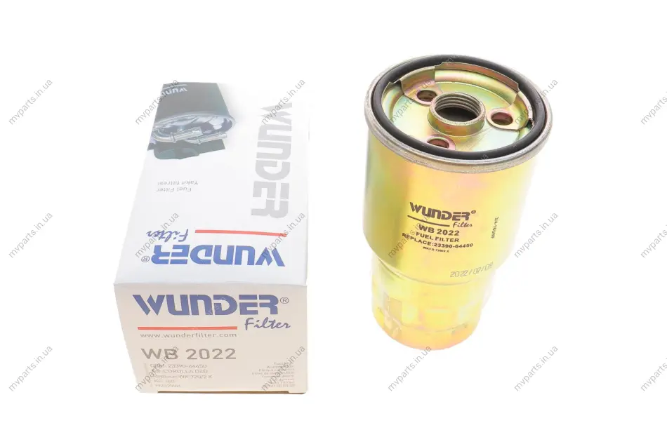 Фільтр паливний Toyota RAV 4 2.0 D-4D 01- WB 2022 WUNDER FILTER WB-2022 (фото 1)