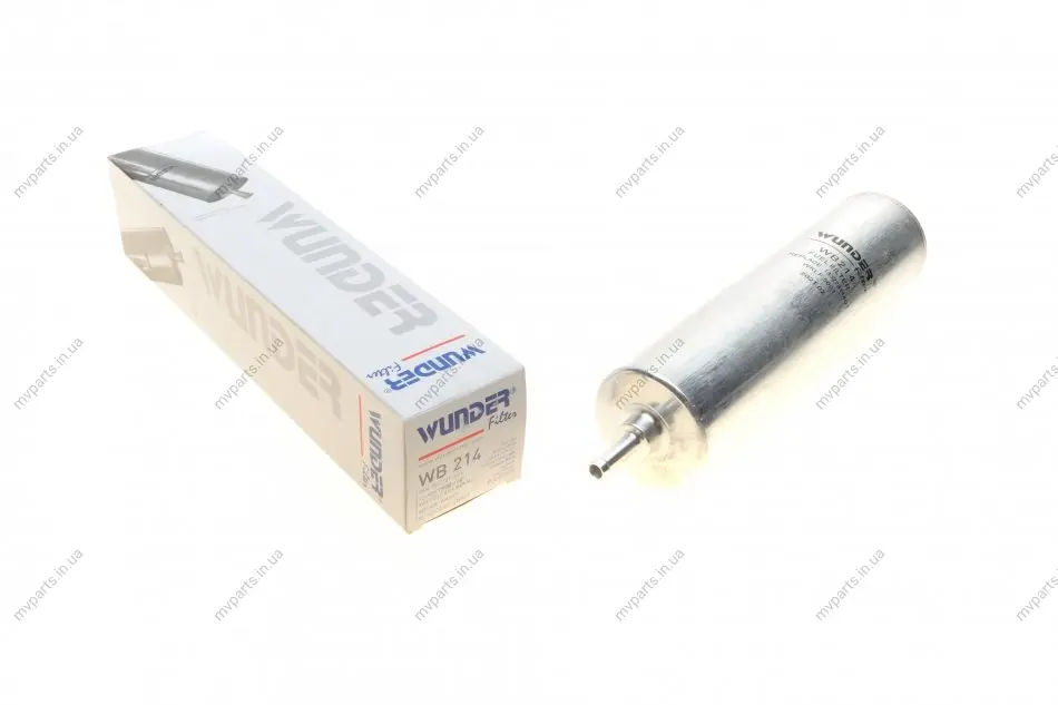 Фільтр паливний BMW 5 (E60/F10/F11) 2.0-3.0D 04-/X5(F15/F85) 2.0-3.0 D 13- WB 214 WUNDER FILTER WB-214 (фото 1)