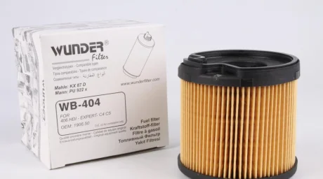 Фільтр паливний Fiat Scudo/Citroen Jumpy/Peugeot Expert 2.0JTD/HDi 99-04 (с-ма Bosch) WB 404 WUNDER FILTER WB-404