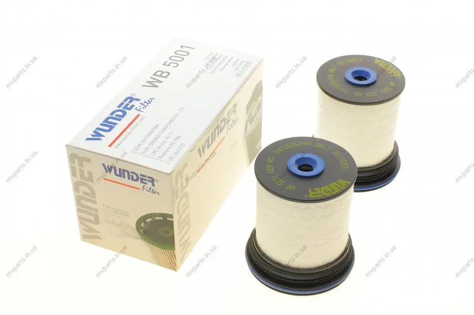 Фільтр паливний Chevrolet Captiva/Opel Antara 2.2 CDTi 10-/Jeep Cherokee 3.0CRD 11-/2.2CRD 15- (к-кт) WB 5001 WUNDER FILTER WB-5001 (фото 1)