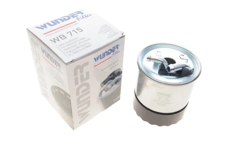Фільтр паливний MB Sprinter 2.2-3.0CDI (+отв. датчика води) WB 715 WUNDER FILTER WB-715