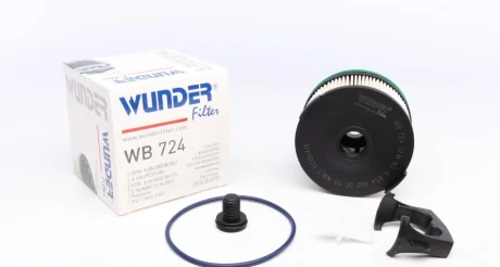 Фільтр паливний MB OM654 / Sprinter OM 651 18- WB 724 WUNDER FILTER WB-724