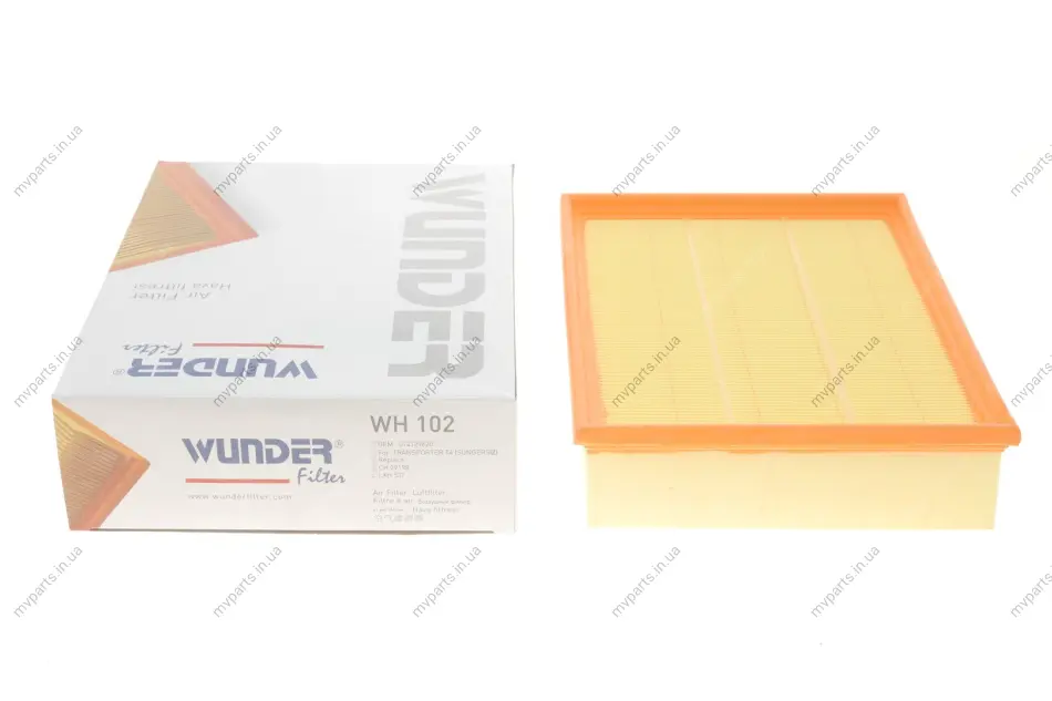 Фільтр повітряний VW T4 96-03 WH 102 WUNDER FILTER WH-102 (фото 1)